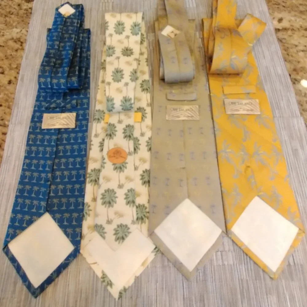 Tommy Bahama Lot of 4 Silk Ties